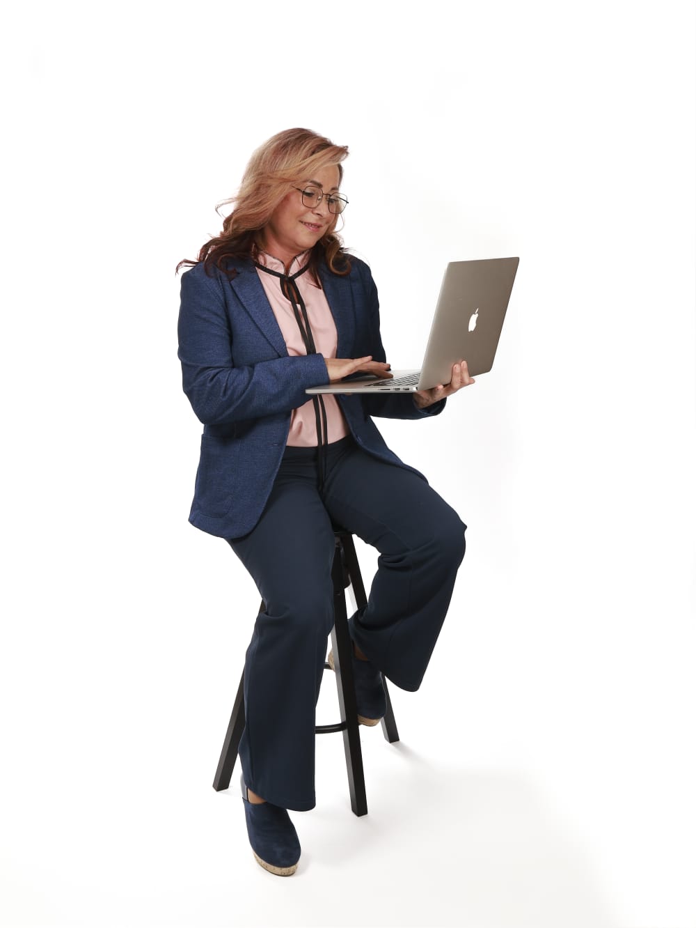 Edyta Mazur przy pracy